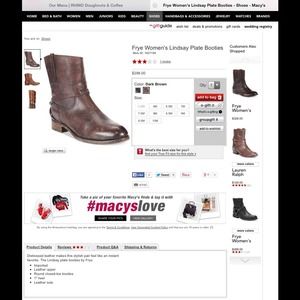 Frye Boots Lindsay Bootie