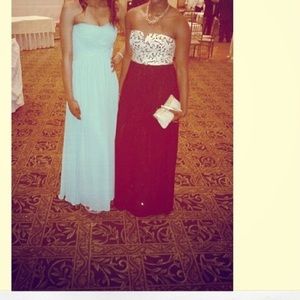 Prom Dress Black & White