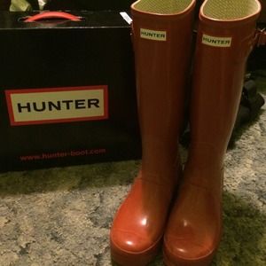 Hunter rain boots