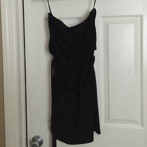 White House black market Strapless dress