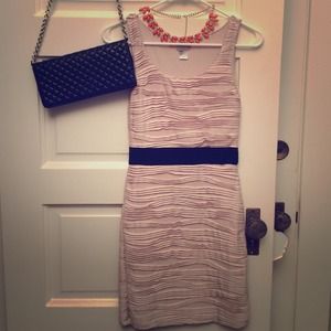H&M dark blush dress