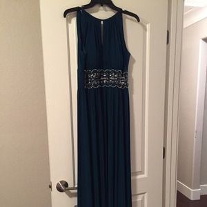 Dark Green Evening Dress