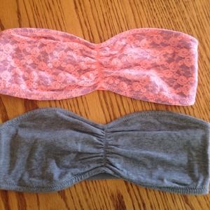 Two bralettes
