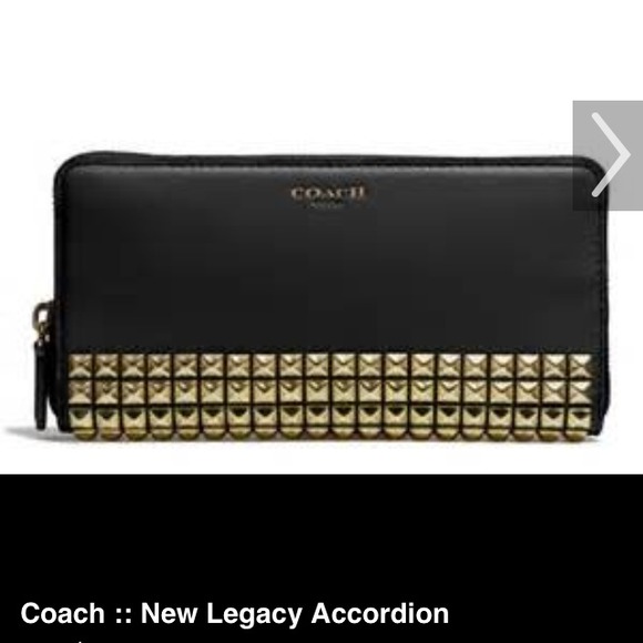 ⭐️ISO: COACH LEGACY STUDDED WALLET! MUST HAVE!⭐️