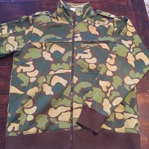 The North Face camouflage track jacket - Men's
