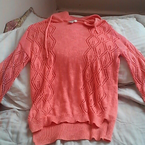 Long sleeve orange lace