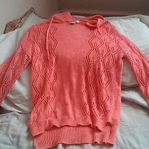 Long sleeve orange lace
