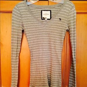 Abercrombie Striped long sleeve size: kids xl