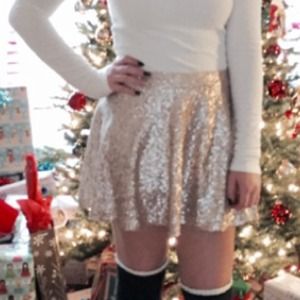 Sequined skirt
