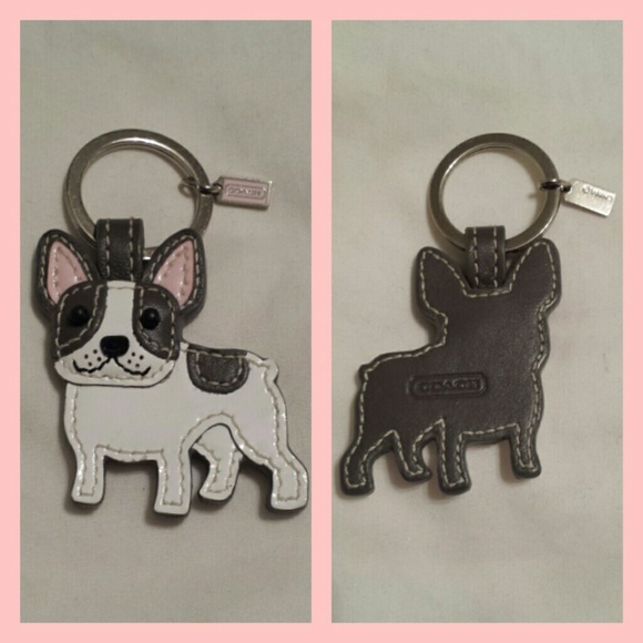 Coach French Bulldog Fob