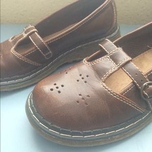 Mary Janes - brown Leather - girls 3.5/women's 5.5