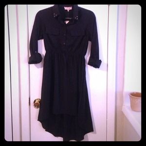 Pink Rose Black Dress & Forever 21 jeans Bundle