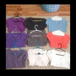 $9 each v neck!