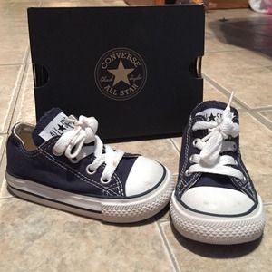 Navy toddler converse
