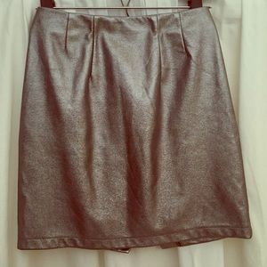 Metallic skirt