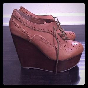 Rare Steve madden parrdon wedge platform oxford