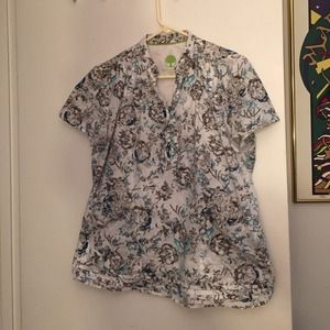 3 Healing Hands Scrub Tops.