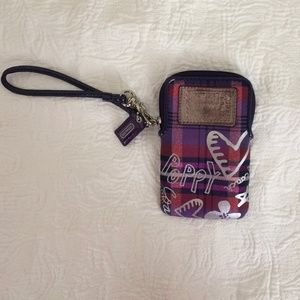 Authentic Coach wristlet
