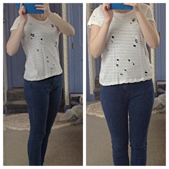 Urban Outfitters Distressed Tee XS - Picture 4 of 4