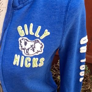 Royal blue Gilly Hicks zip up hoodie