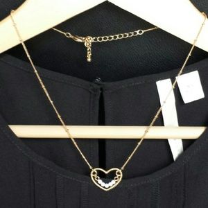 Lauren Conrad Gold Heart Necklace