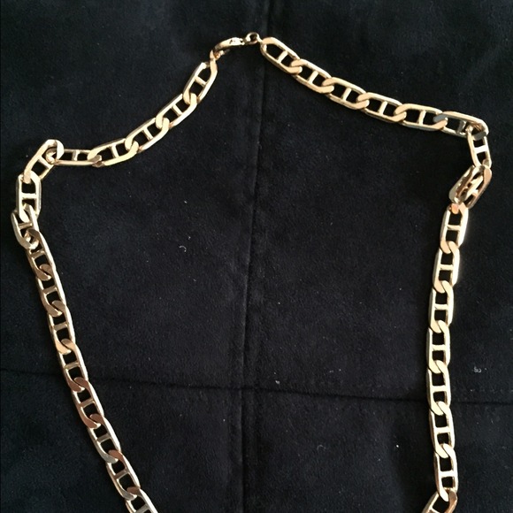 Gold plated necklace 3/4" w. And 24" long