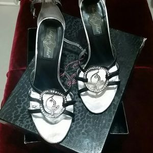 Shoes are a bit worn down,