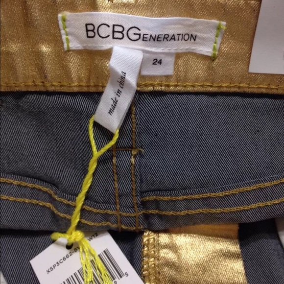 BCBGeneration Gold Skirt - Picture 4 of 4