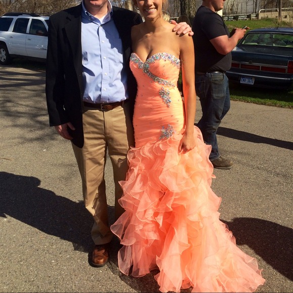 Peach Prom Dress!