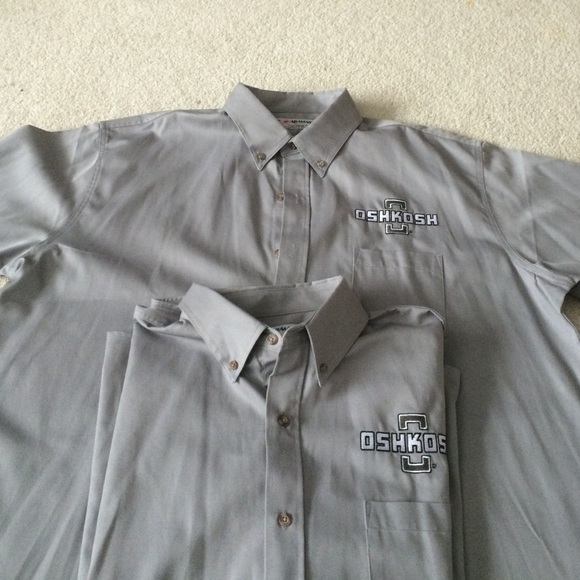 Two short sleeve workshirts polycotton blend