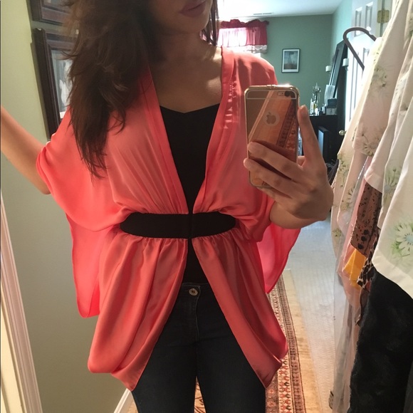 Pink silk tunic from Bebe - Picture 2 of 4