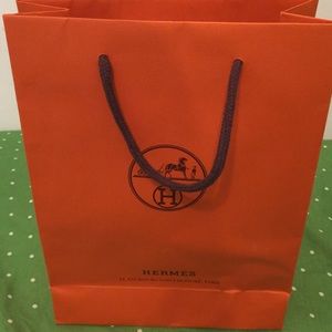 💯 authentic HERMES shopping bag💥