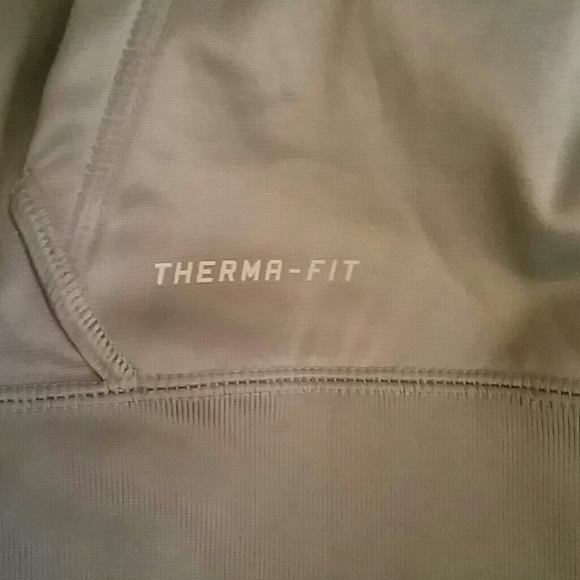Nike Boys Therma-Fit Hoodie. Orange/Grey - Picture 2 of 4