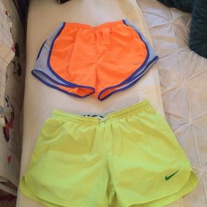 NIKE Running Shorts (Bundle Both Size: Small)