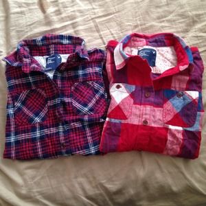 Flannel bundle ❤️💙