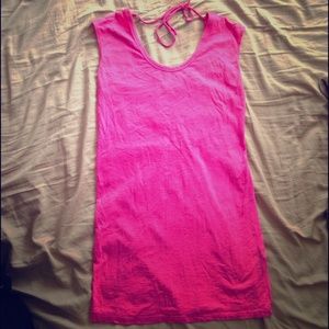 Pink express bathing suit coverup 💕👙