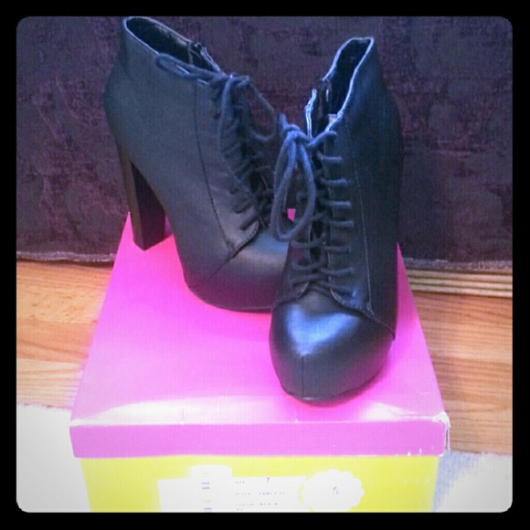 Charlotte Russe high heel booties