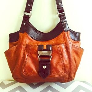 Brown Leather Shoulder Bag