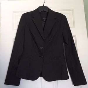 Black suit jacket w/ thin white stripes, brand new