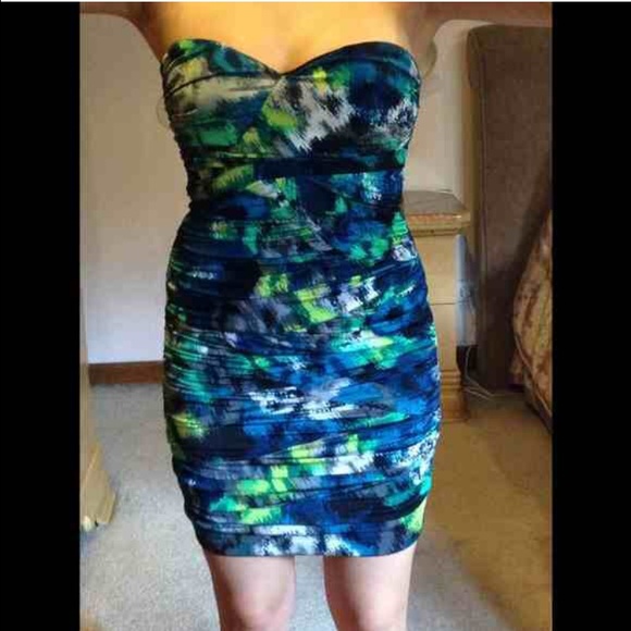WATERCOLOR INSPIRED DRESS