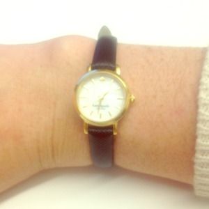 Kate Spade Black Tiny Metro Watch 20mm