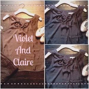 Violet and Claire top