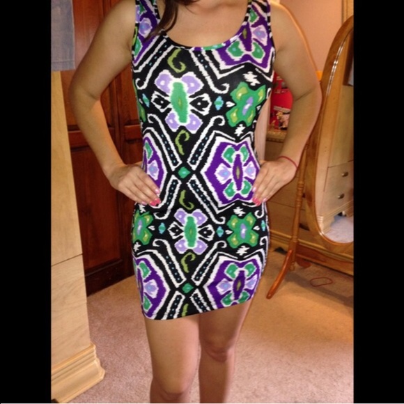 TRIBAL/FLORAL DRESS