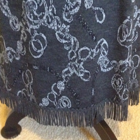 NWT great skirt charcoal gray sz. Lg - Picture 2 of 4