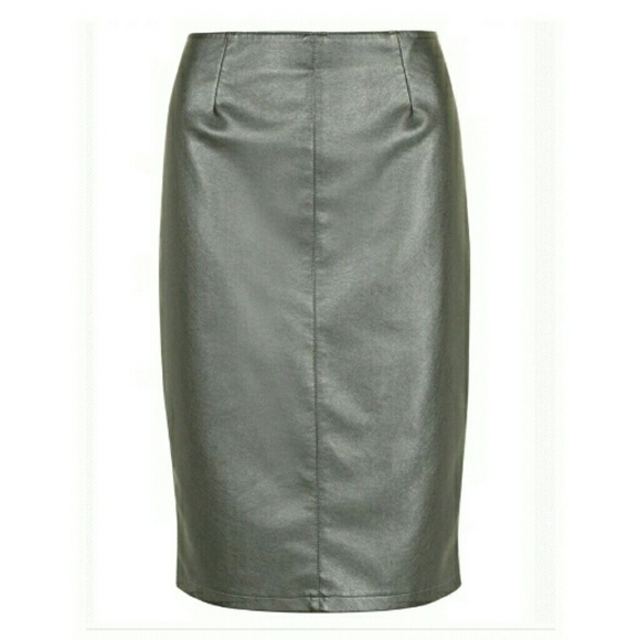 SOLD Bundle only- silver pencil metallic skirt