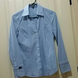 Blue stripped top