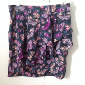 H&M Butterfly Pencil Skirt