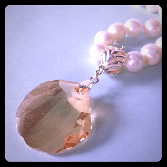 Swarovski Jewelry - Swarovski Golden Shadow Seashell Pendant