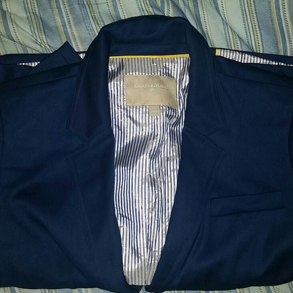 Banana Republic Blazer Navy Blue - Picture 1 of 4