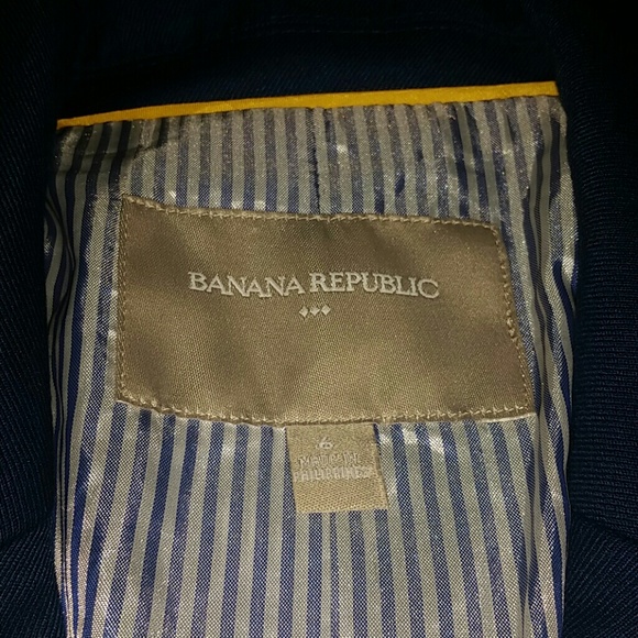 Banana Republic Blazer Navy Blue - Picture 2 of 4